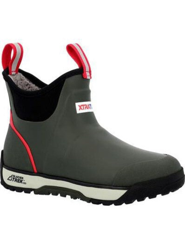 Xtratuf Women's Fleege Lined WP Ankle Deck Work Boot -Green- AIWR300