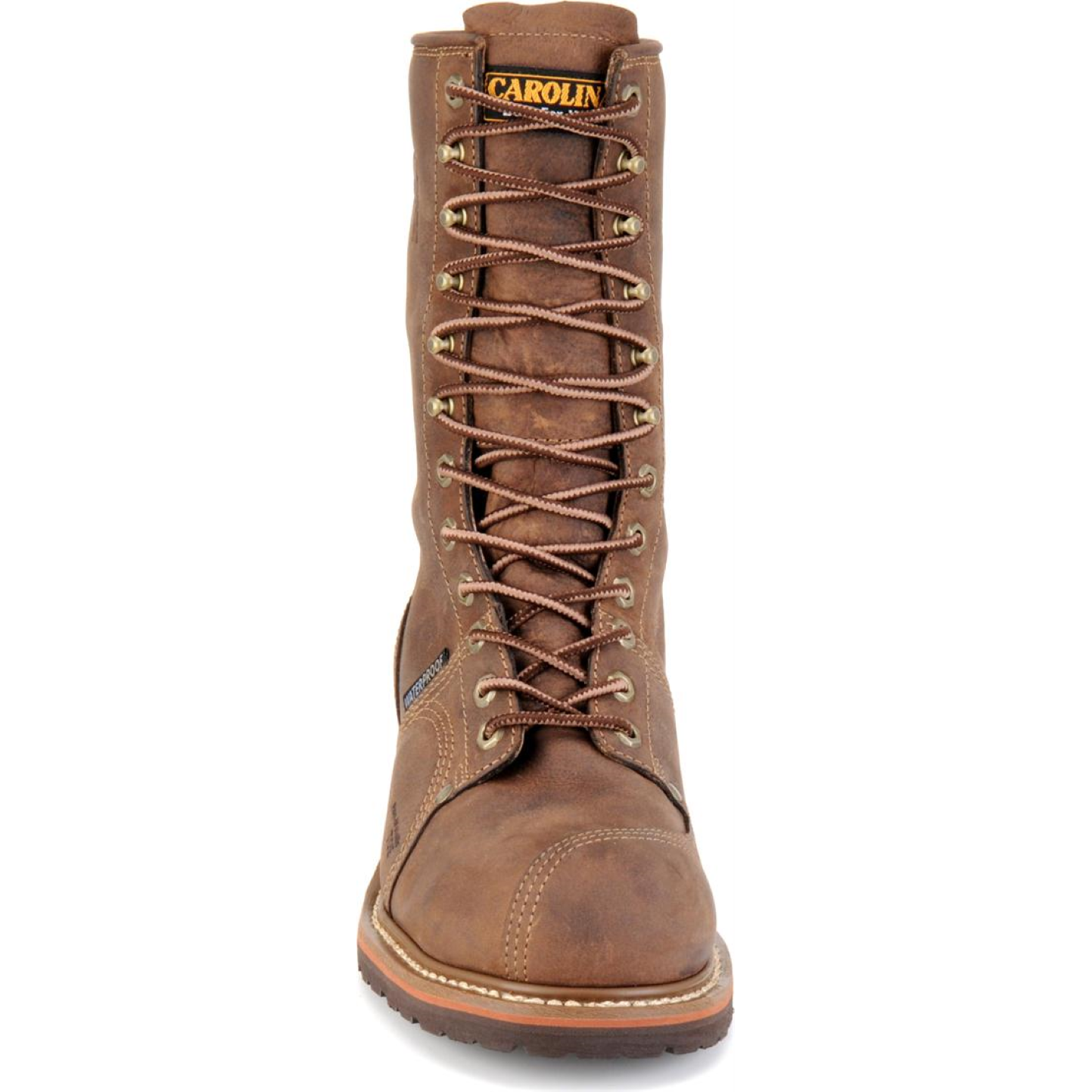 Carolina Men's Linesman 10" Comp Toe WP Work Boot - Brown - CA1904 - Image 5