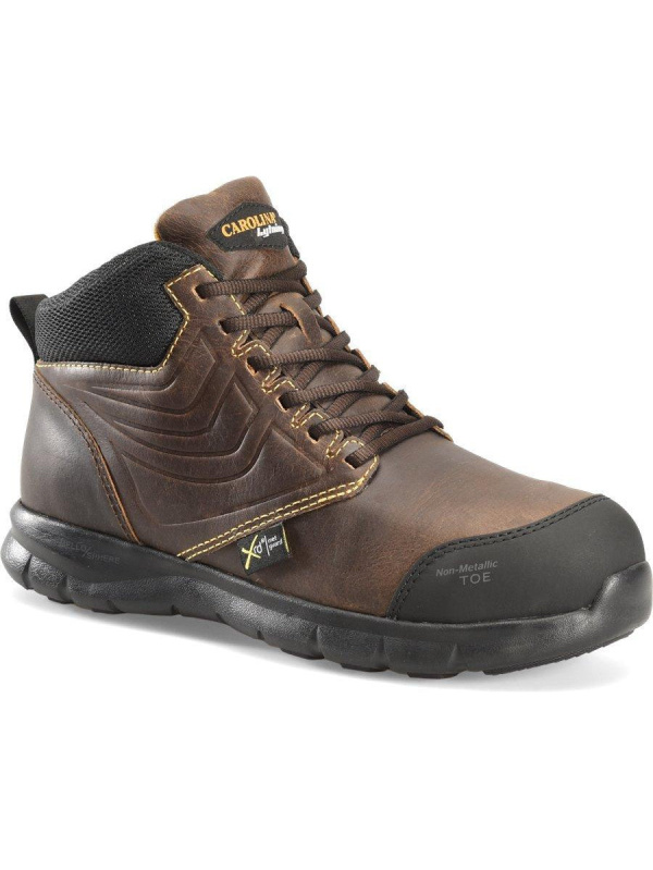 Carolina Men's Lytning 1.9 Comp Toe WP MG LW Work Shoe - Brown- CA1907