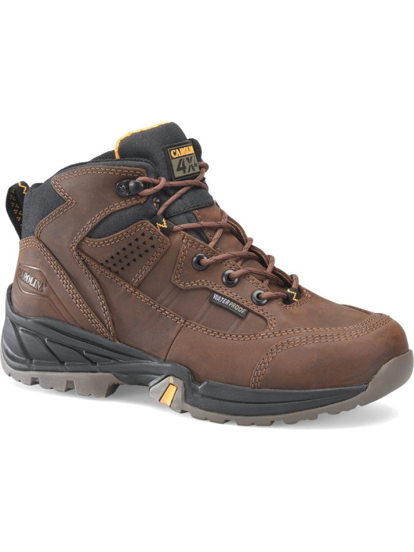 Carolina Men's Builder 5" WP Slip Resist Steel Toe Hiker Work Boot - Brown - CA4501