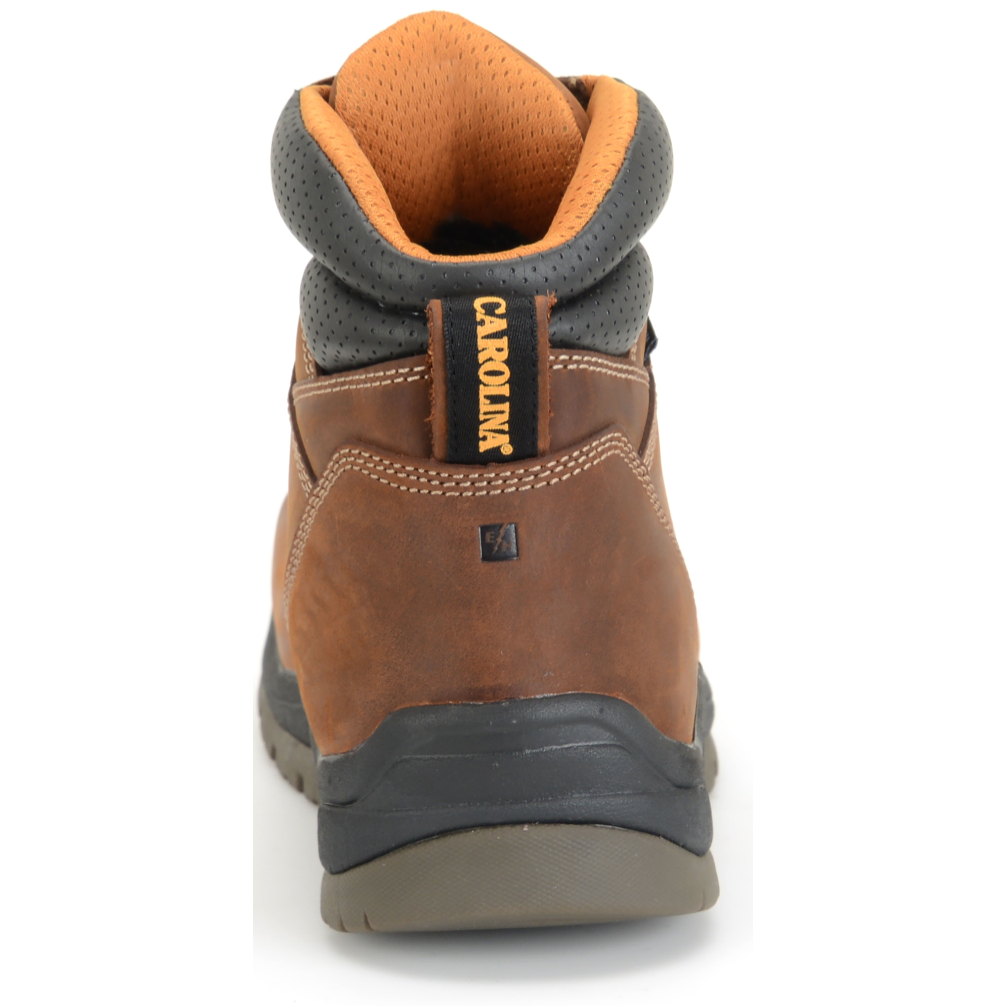 Carolina Men's Bruno Lo 6" Soft Toe WP Work Boot - Brown - CA5020 - Image 3