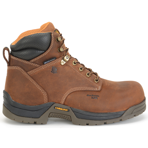 Carolina Men's Bruno Lo 6" Soft Toe WP Work Boot - Brown - CA5020 - Image 2