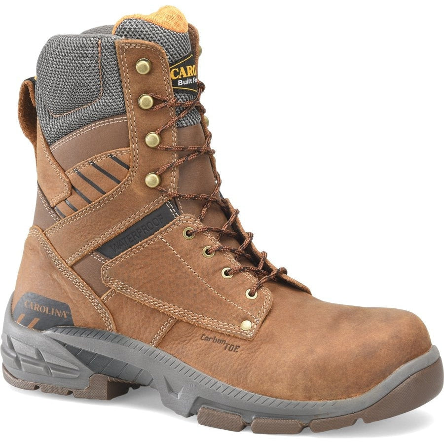 Carolina Men's Duke Carbon 8" WP Comp Toe Work Boot -Brown- CA5543