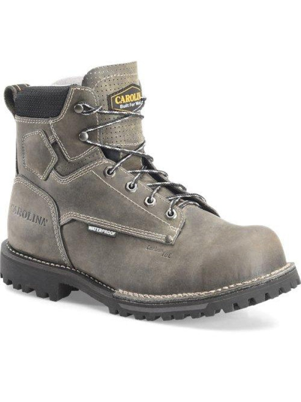Carolina Men's Pitstop 6" Comp Toe WP Work Boot - Black - CA7532