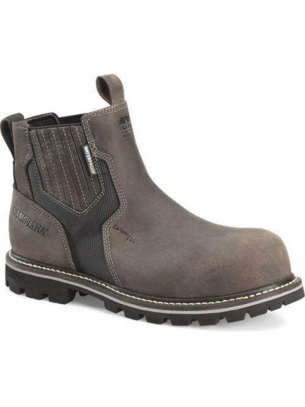 Carolina Men's I-Beam 6" Comp Toe WP PR Pull-On Work Boot Gray - CA7541