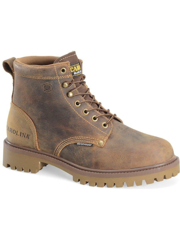 Carolina Men's Marlboro Lo 6" Steel Toe WP Work Boot - Brown - CA7558