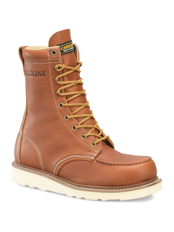 Carolina Men's Wedge Amp Mx 8" ST Causal Work Boot -Dark Brown- CA7562