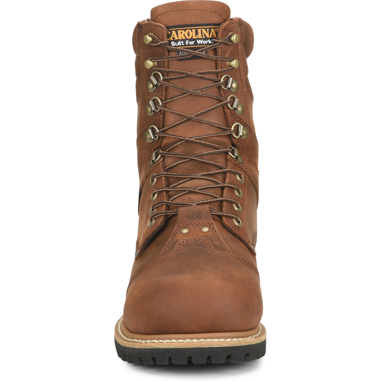 Carolina Men's Metpro Crazy Hardrock 8" Comp Toe WP Work Boot -Brown- CA7921 - Image 4