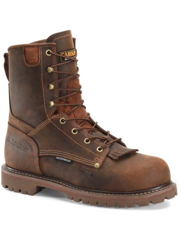 Carolina Men's 28 Series 8” WP Comp Toe Work Boot - Brown - CA8528