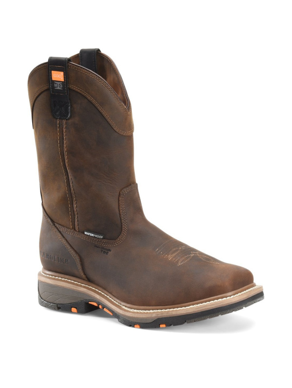 Carolina Men's Actuator 11" Comp Toe WP Metgaurd Work Boot - Brown - CA8537