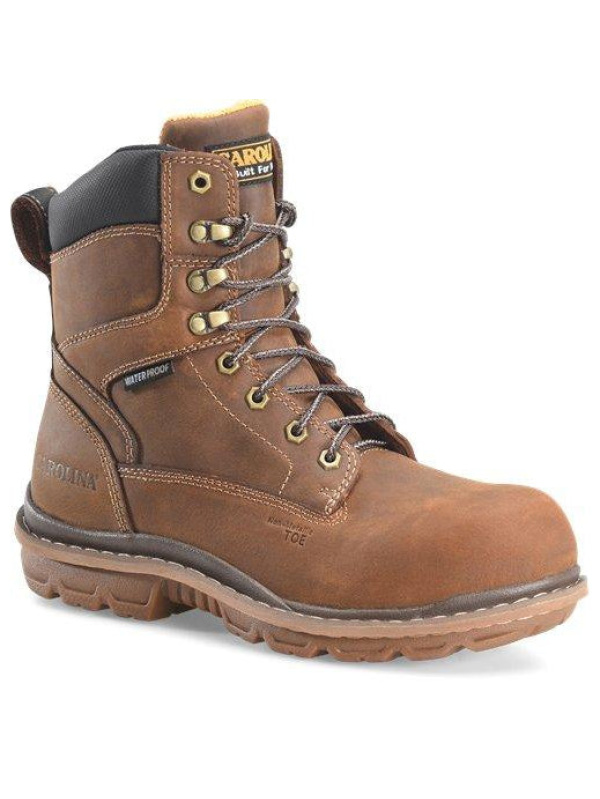 Carolina Men's Dormite 8” Composite Toe WP Work Boot - Brown - CA8558
