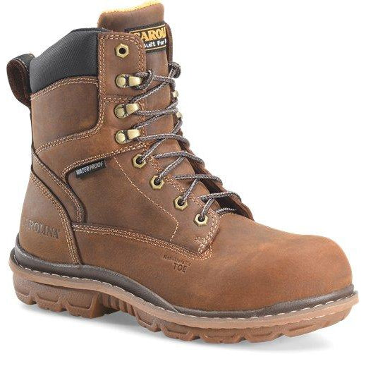 Carolina Men's Dormite 8” Composite Toe WP Work Boot - Brown - CA8558