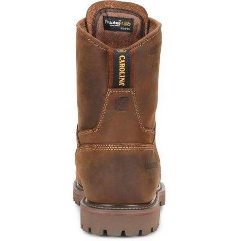 Carolina Men's 28 Series 8" Comp Toe WP Ins Work Boot - Brown- CA9528 - Image 5