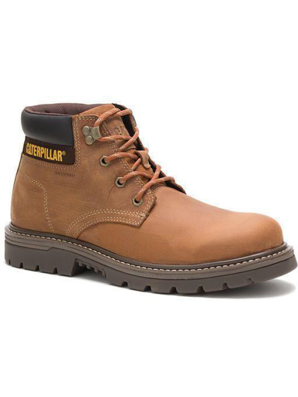 CAT Men's Outbase Soft Toe Waterproof Work Boot - Brown - P51032