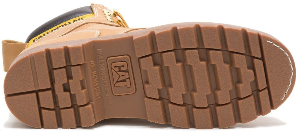 CAT Men's Second Shift Soft Toe Work Boot - Honey - P70042 - Image 6