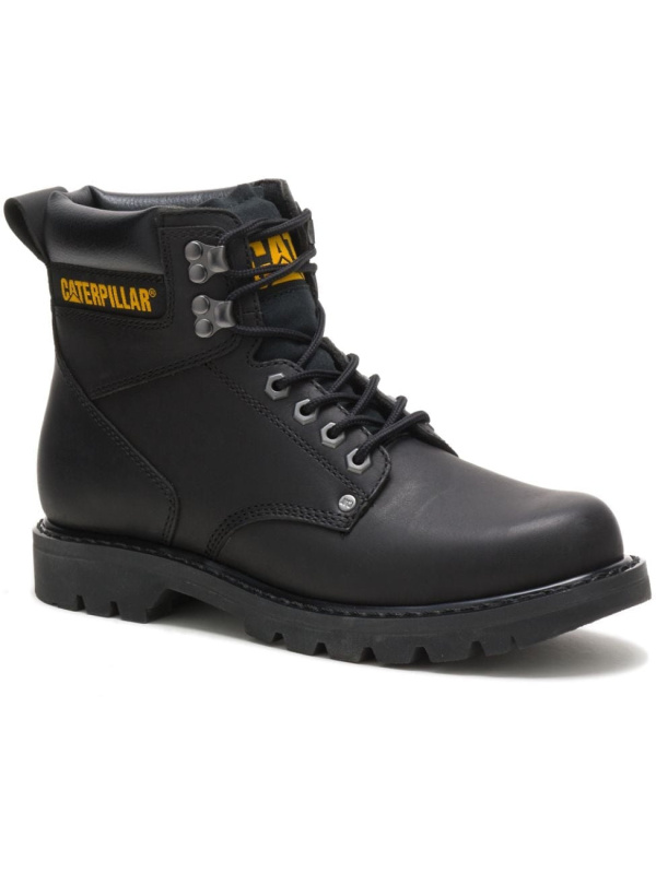 CAT Men's Second Shift Soft Toe Work Boot - Black - P70043