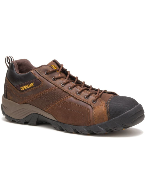 CAT Men's Argon Composite Toe Work Shoe - Dark Brown - P89957