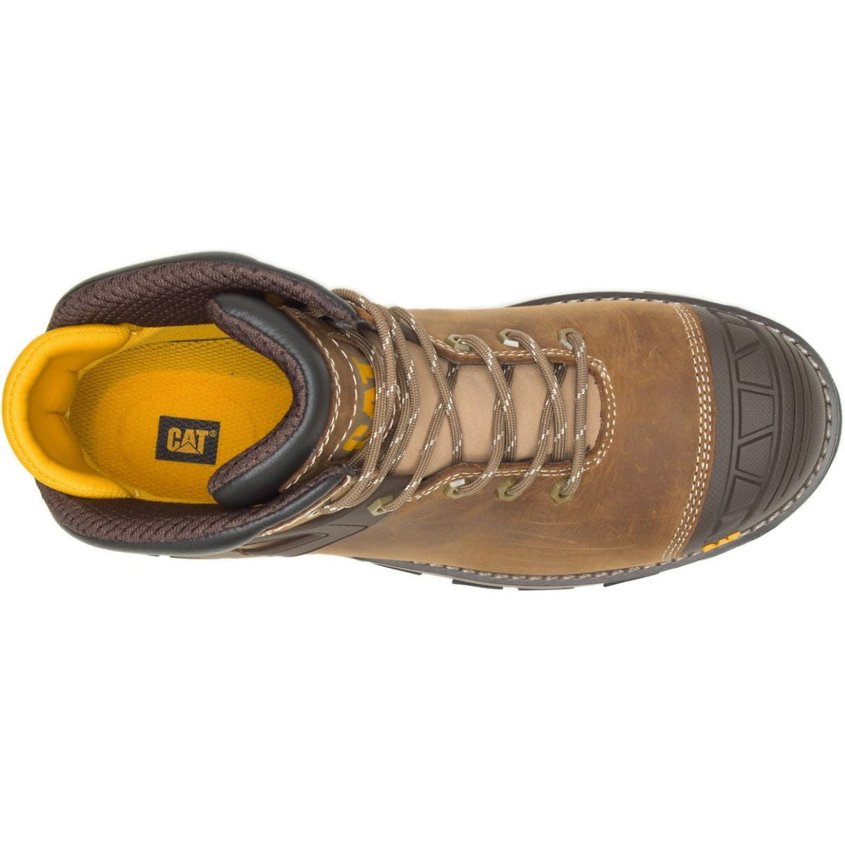 CAT Men's Superlite WP Carbon CT Work Boot - Dark Biege - P91218 - Image 5