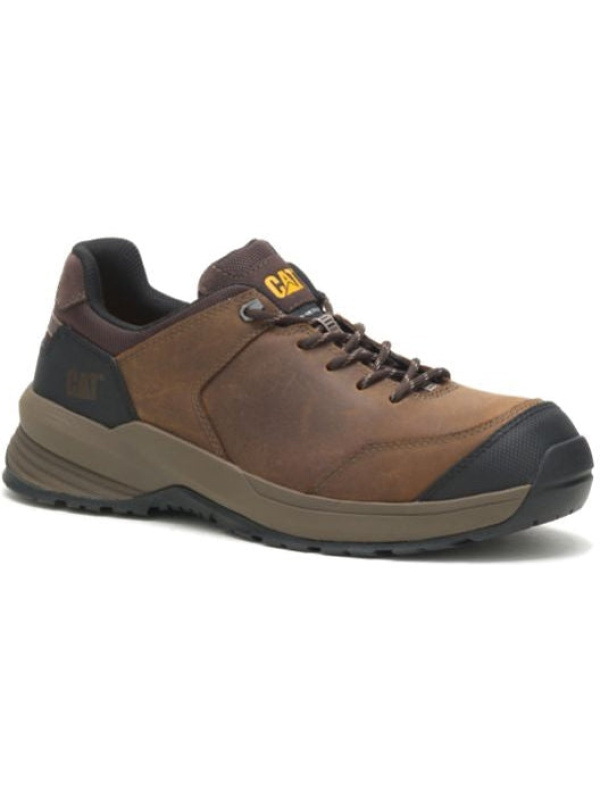 Cat Men's Streamline 2.0  Leather Comp Toe Work Shoe - Clay - P91350