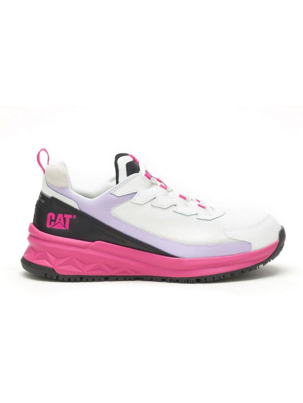 CAT Women's Streamline Runner CCT Original Work Shoe - White/Black - P91498