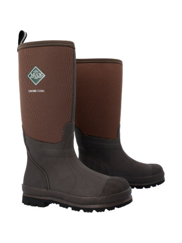 Muck Men's Chore Xpress Cool Tall 17" WP Rubber Work Boot - Brown - CHCT-900