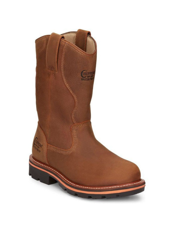 Chippewa Men's Thunderstruck 11" WP Slip Resist Work Boot -Tan- TH1040