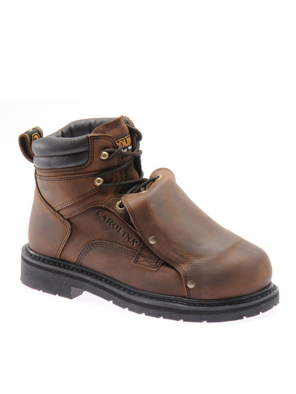 Carolina Men's Metpro Lo 6" Steel Toe Metguard Work Boot -Brown- 599