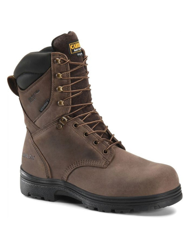 Carolina Men's Surveyor 8" Insulated Waterproof Work Boot -Brown- CA3034