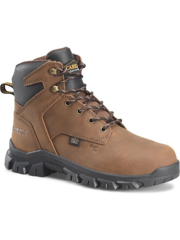 Carolina Men's Gruntz 6" ST Internal Metguard Work Boot -Brown- CA3594