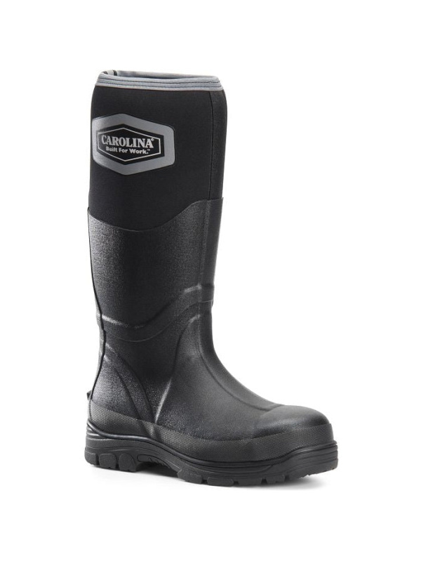 Carolina Men's Mud Jumper 16" Soft Toe WP Rubber Boot -Black- CA2100