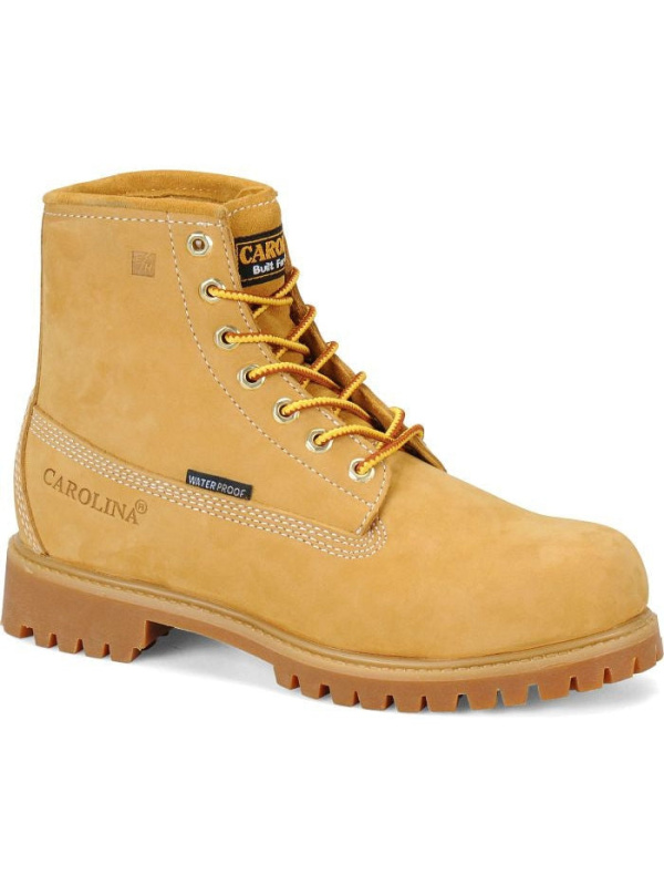 Carolina Men's Journeyman Lo 6" WP Slip Resist Work Boot -Wheat- CA3045