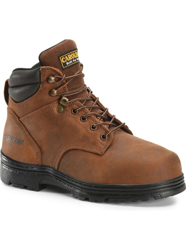 Carolina Men's Foreman 6" Steel Toe WP Metguard Work Boot -Brown- CA3527