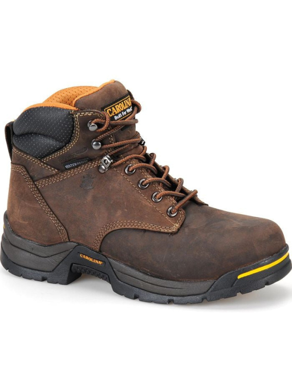 Carolina Men's Bruno Lo 6" Soft Toe WP Insulated Work Boot -Brown- CA5021