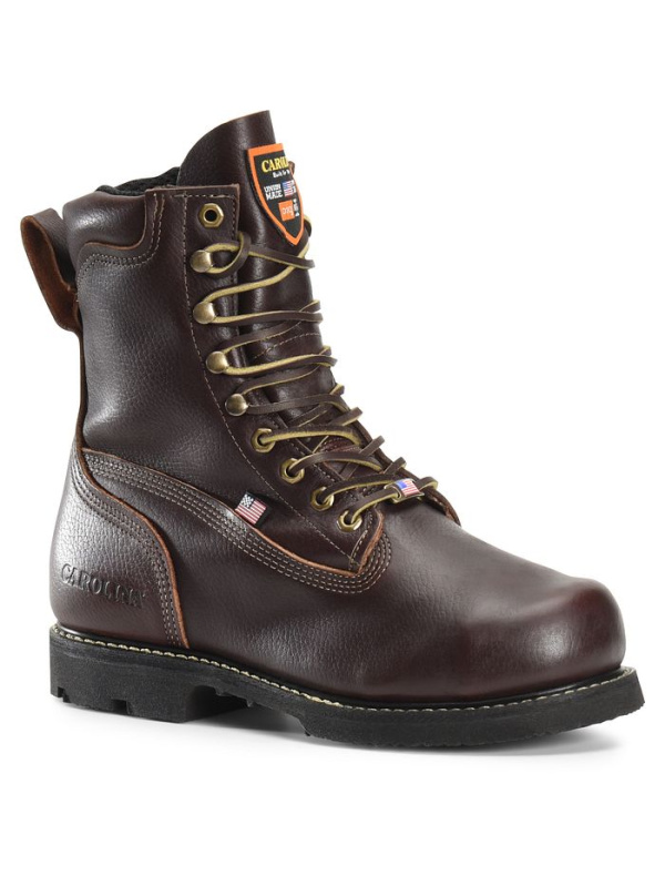 Carolina Men's INT 2.0 8" ST Internal Metguard Work Boot -Brown- CA518