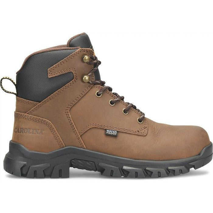 Carolina Men's Gruntz 6" Steel Toe Waterproof Work Boot -Brown- CA3593 - Image 2