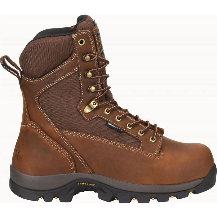 Carolina Men's Forrest 8" Soft Toe WP Insulated Work Boot -Brown- CA4015 - Image 2