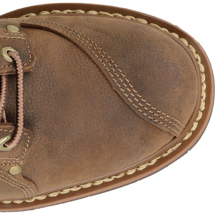 Carolina Men's Linesman 10" Soft Toe WP Slip Resist Work Boot -Brown- CA904 - Image 6