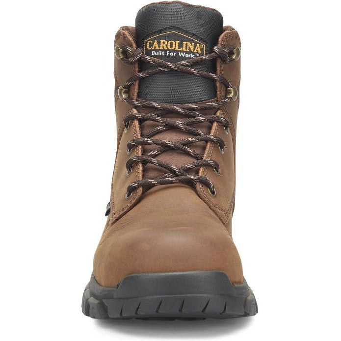 Carolina Men's Gruntz 6" Steel Toe Waterproof Work Boot -Brown- CA3593 - Image 4
