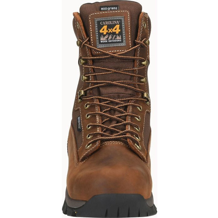 Carolina Men's Forrest 8" Soft Toe WP Insulated Work Boot -Brown- CA4015 - Image 4