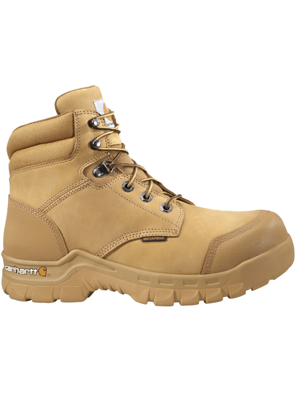 Carhartt Men's Rugged Flex 6" Comp Toe WP Work Boot - Wheat - CMF6356