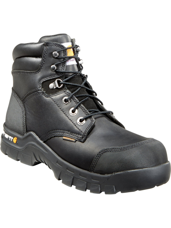 Carhartt Men's Rugged Flex 6" Comp Toe Work Boot - Black - CMF6371