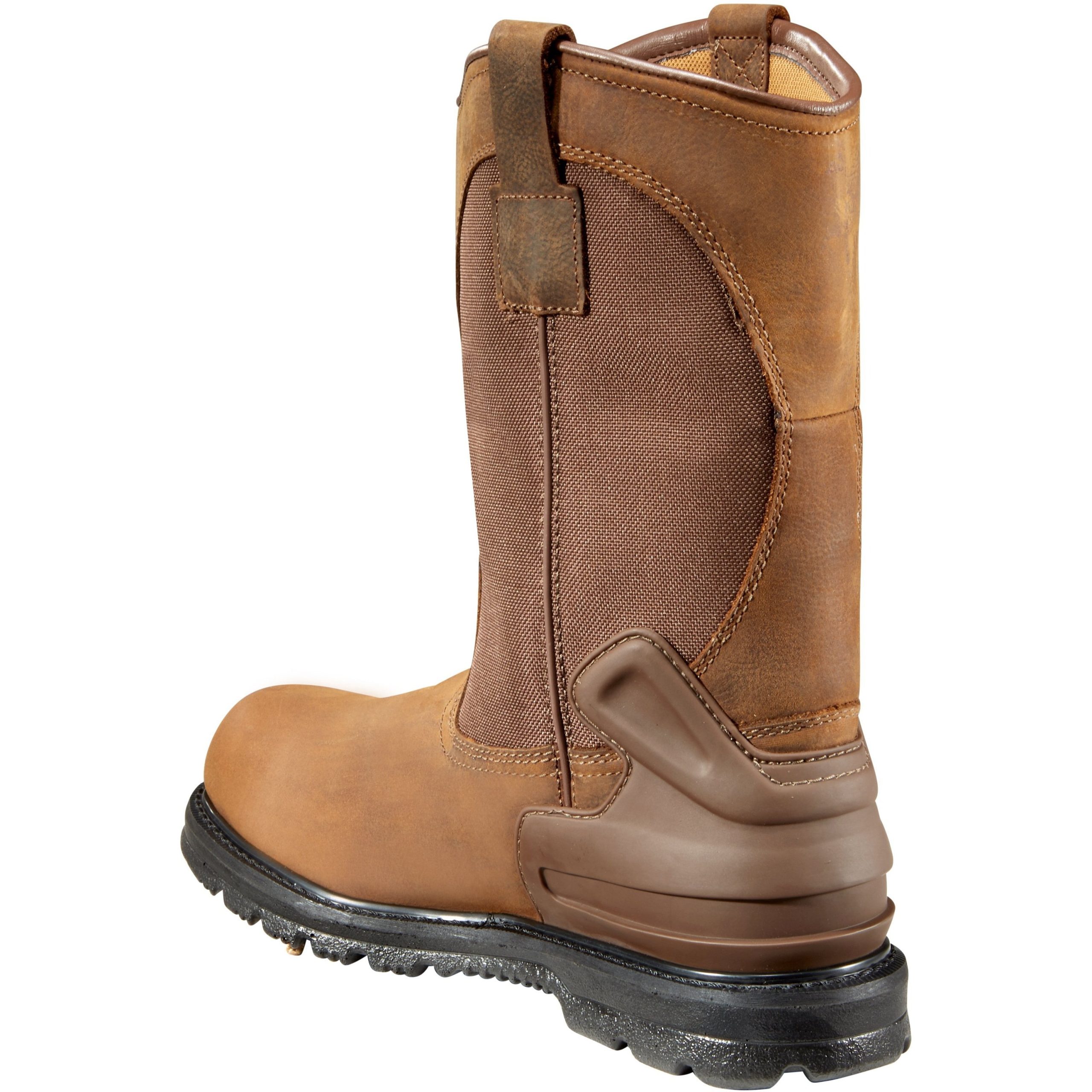 Carhartt Men's 11" Soft Toe WP Wellington Work Boot - Brown - CMP1100 - Image 4