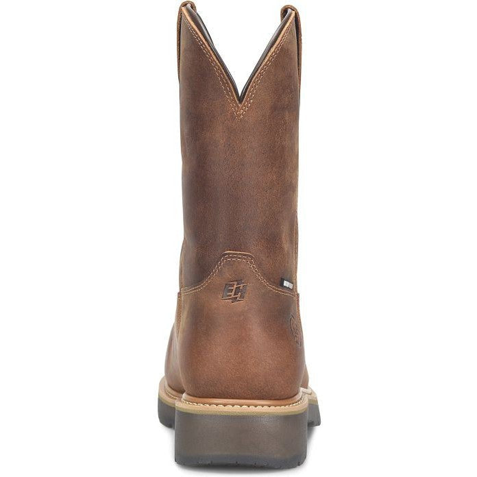 Double H Men's Boss 10" Alloy Toe WP Wellington Work Boot -Brown- DH4156 - Image 5