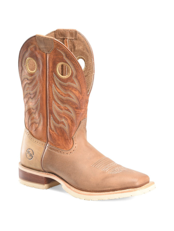 Double H Men's Thatcher 11" Wide SQ Toe Roper Work Boot -Brown- DH7028