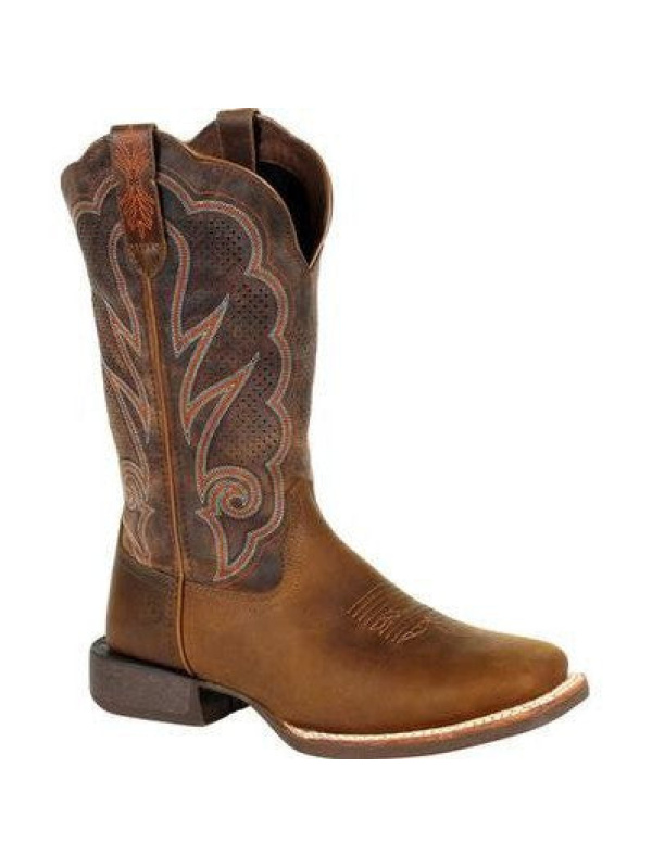 Durango Women's Lady Rebel Pro 12" Soft Toe Western Classic Boot- Cognac- DRD0376
