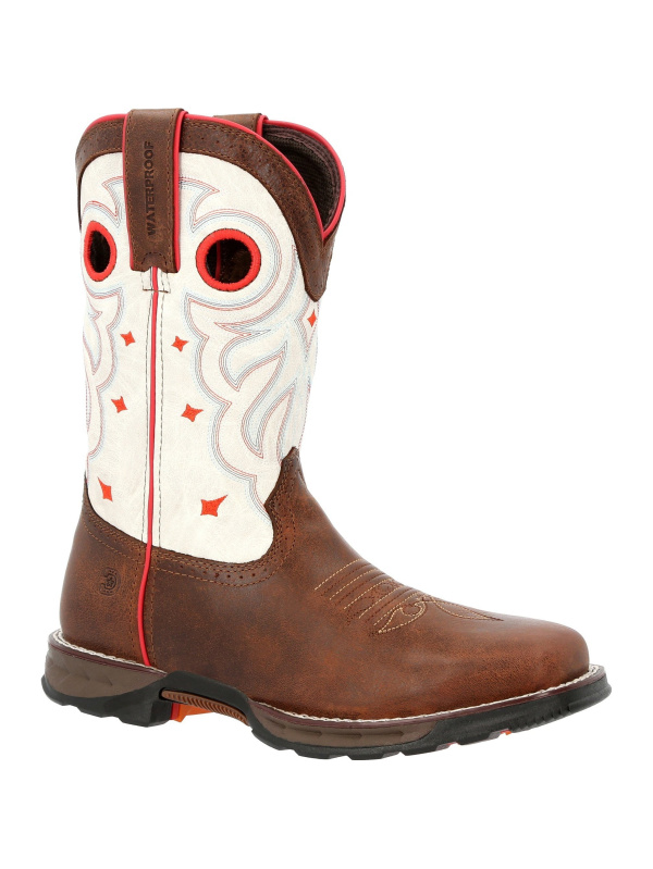 Durango Women's Maverick 10" Steel Toe WP Western Work Boot - DRD0418