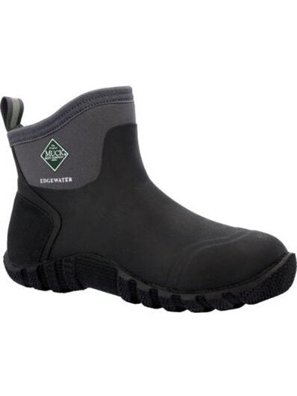 Muck Men's Edgewater Classic Waterproof Ankle Work Boot -Black- ECA000