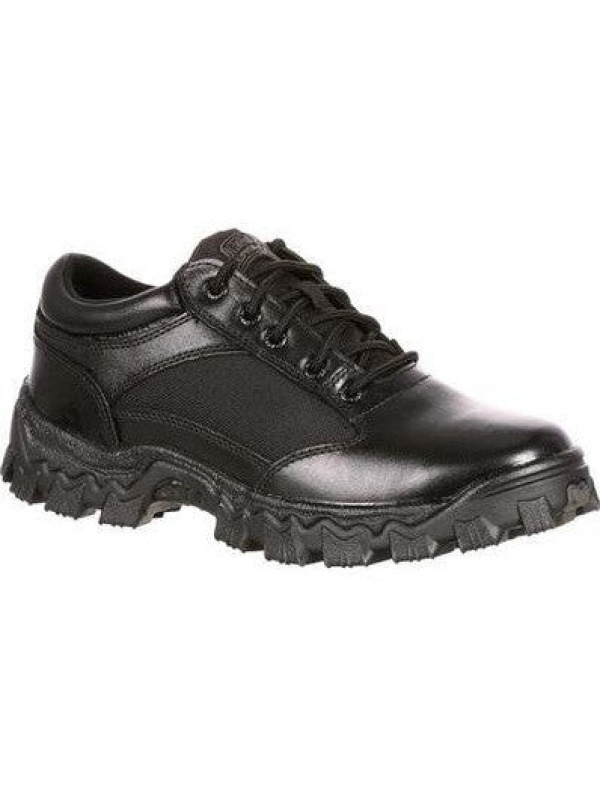 Rocky Men's Alpha Force 4" Soft Toe Oxford Work Shoe -Black- FQ0002168
