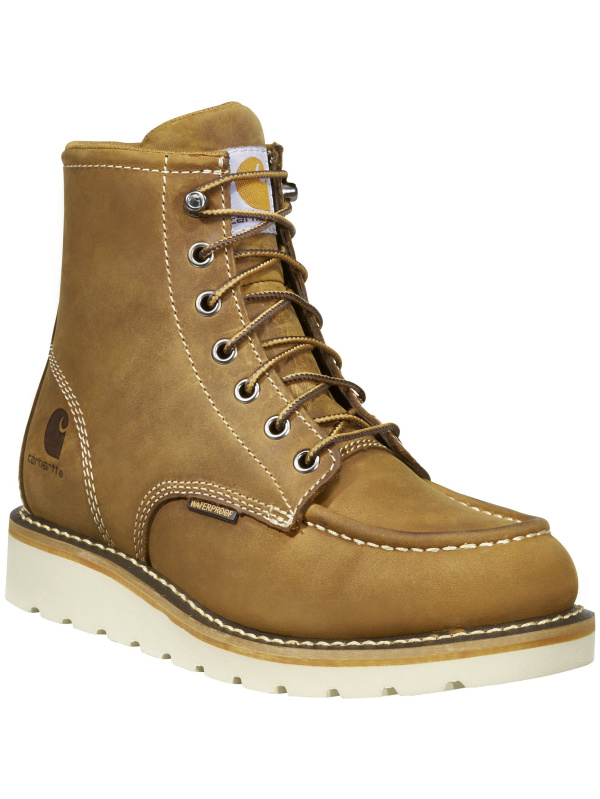 Carhartt Women's 6" Soft Toe WP Wedge Work Boot- Brown- FW6025-W