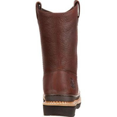 Georgia Men's Giant 11" Wellington Pull On Work Boot -Brown- G4274 - Image 5